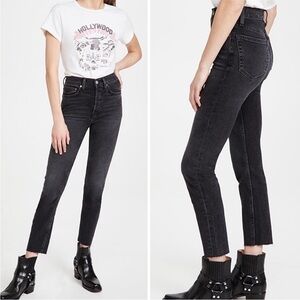 Re/Done 90s High Rise Ankle Crop Jeans